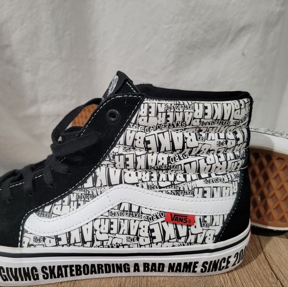 Vans Sk8-hi X Baker Skateboards Size 13 - Picture 10 of 12
